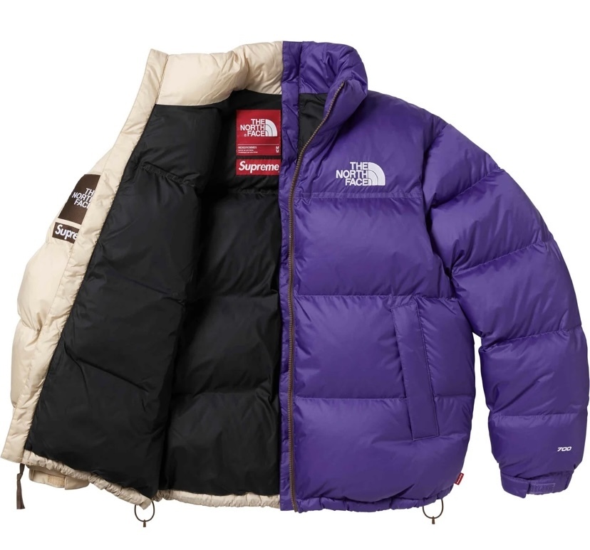 人気】Supreme x The North Face Split Nuptse Jacket (Supreme/ダウン