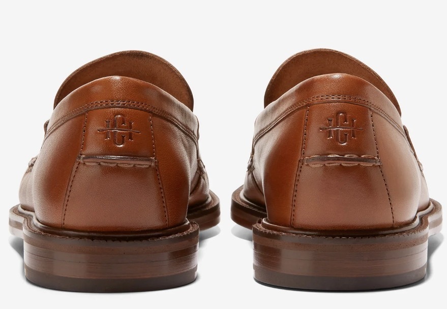 Cole Haan コイン ローファー ブラウン レザー ビジネス スーツ (Cole