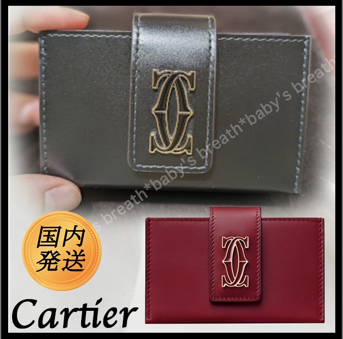 国内発送☆Cartier】C ドゥ カルティエ カードホルダー (Cartier