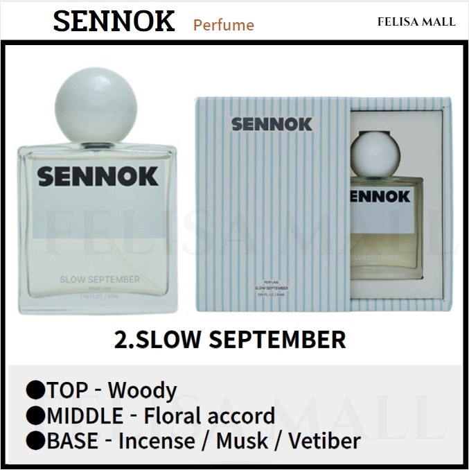 SENNOK] 50ml】2種 韓国香水PERFUME SLOW SEPTEMBER/AFTER BATH