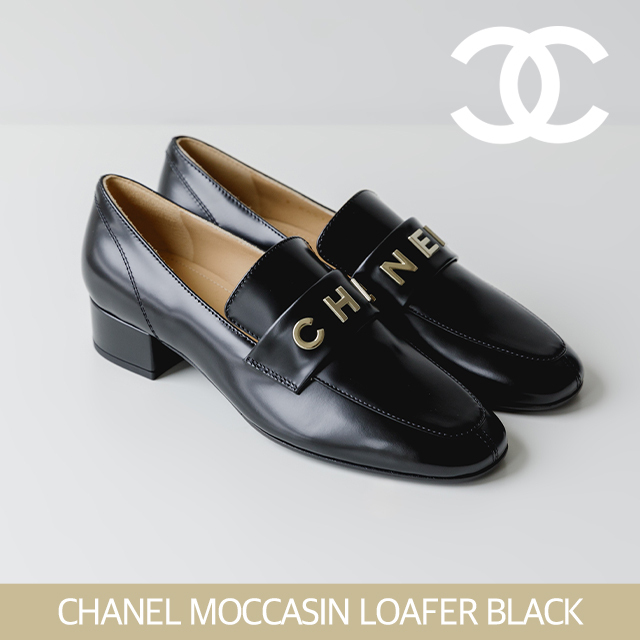 CHANEL】シャネル ロゴ モカシン ローファー (CHANEL/ローファー