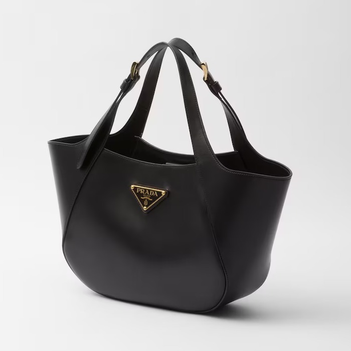 24SS】新作 ミディアム レザー トートバッグ ◇プラダ◇全4色 (PRADA