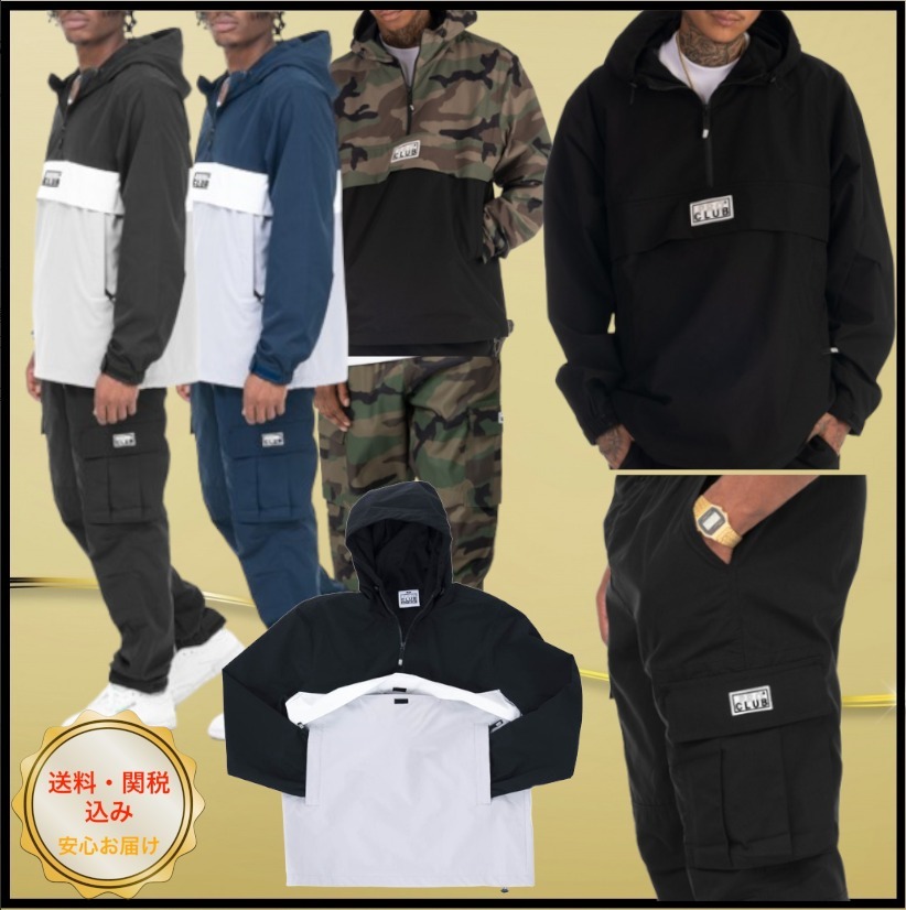 Pro Club】Nylon ナイロン ロゴ ジャケット&パンツ 上下セット (PRO