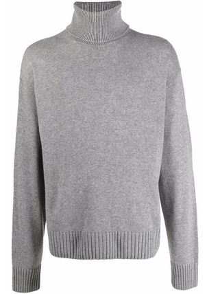 グレー（灰色）系 Off-White(オフホワイト) ニット・セーター(メンズ