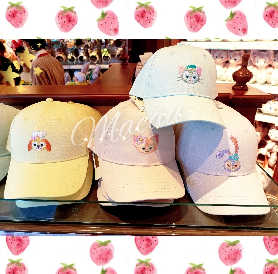 新作！香港ディズニー☆ダッフィー＆フレンズ 大人用キャップ (Disney