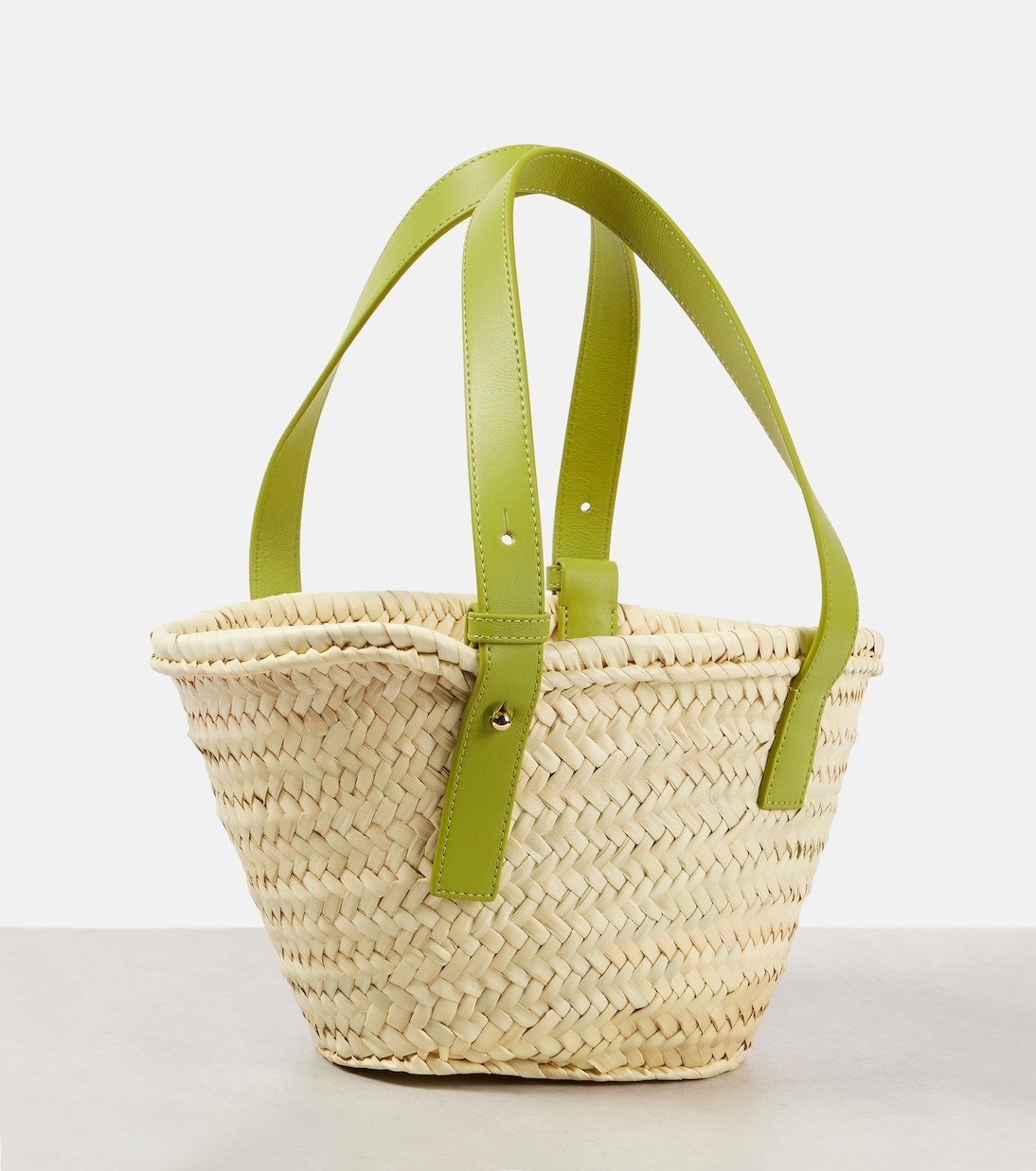 LOEWE】ロエベ バスケットバッグ スモール ラフィア&カーフ (LOEWE