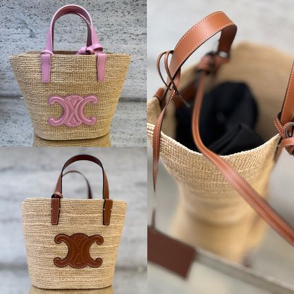 ホワイト（白）系 CELINE(セリーヌ) かごバッグ(レディース