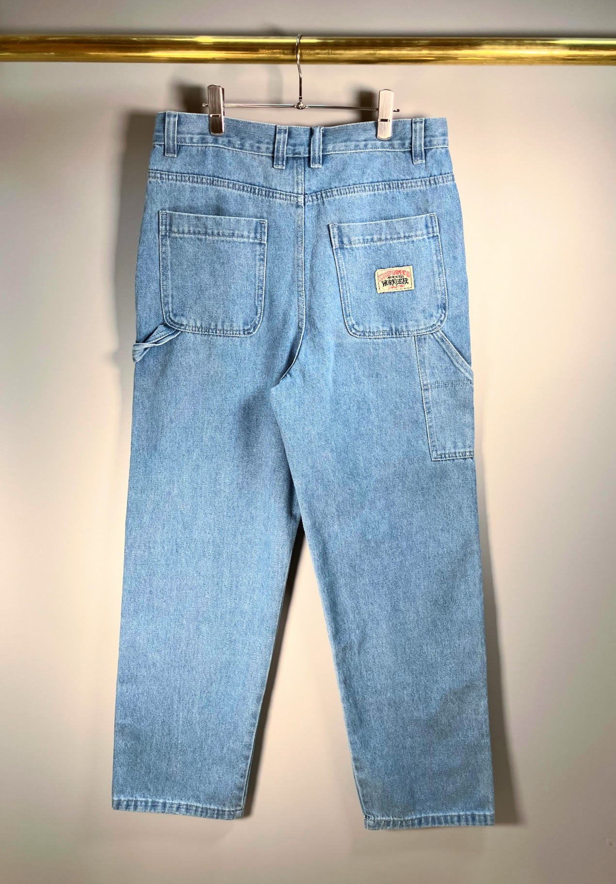 ☆海外限定/国内即発*stussy*WORKGEAR ダブルニーデニム☆ (STUSSY