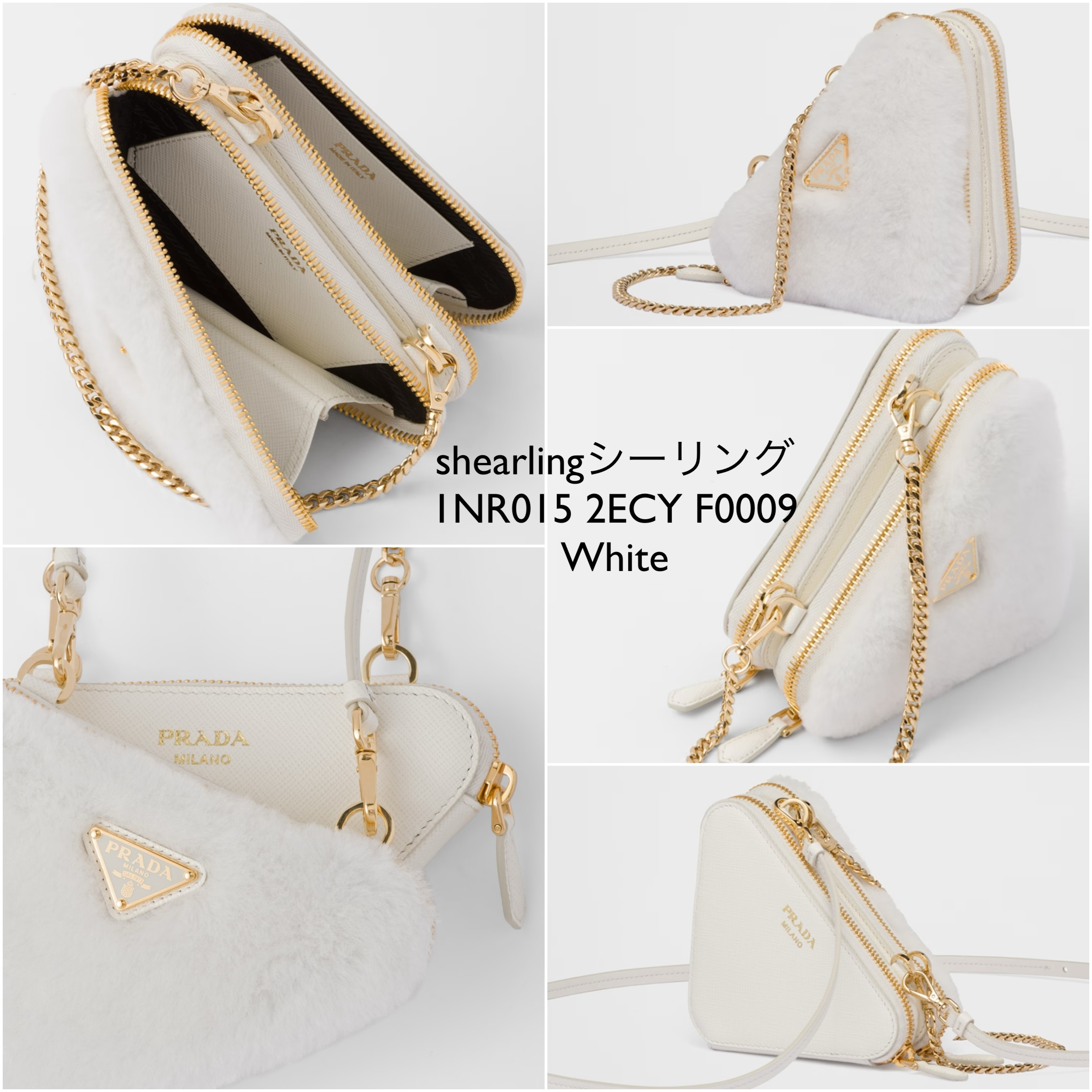 PRADA【入手困難】可愛い☆サフィアーノレザー ミニポーチ☆全色