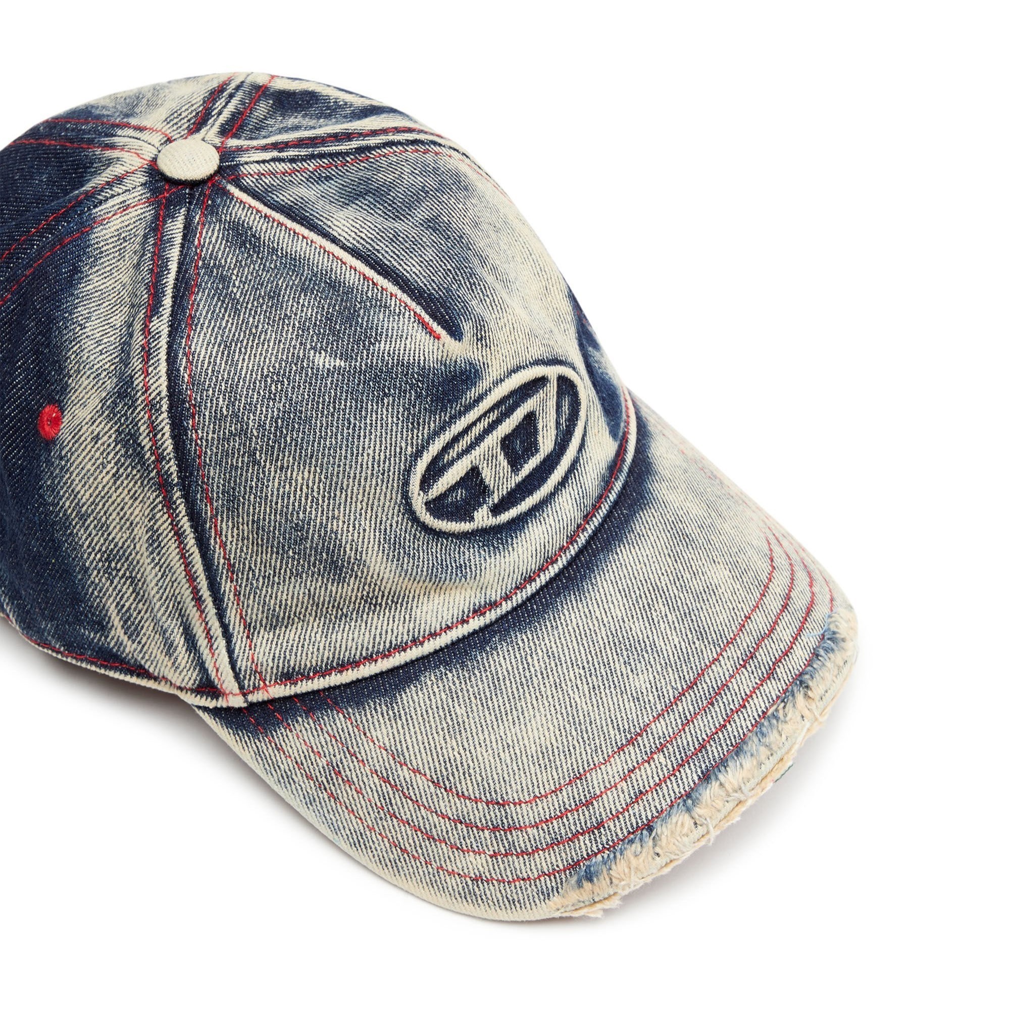 Diesel】C-Seymon デニム ダメージ加工 キャップ帽【関税込】 (DIESEL