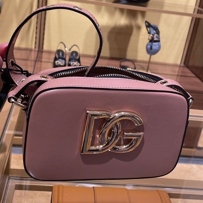 希少 DOLCE&GABBANA ドルガバ DG レザー ショルダー ミニバッグ (Dolce