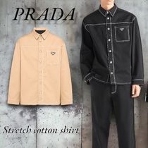 PRADA＊Stretch cotton shirt ストレッチコットンシャツ＊送料込