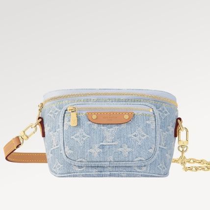 どんなスタイルにも◎】ルイヴィトン ショルダーバッグ デニム (Louis