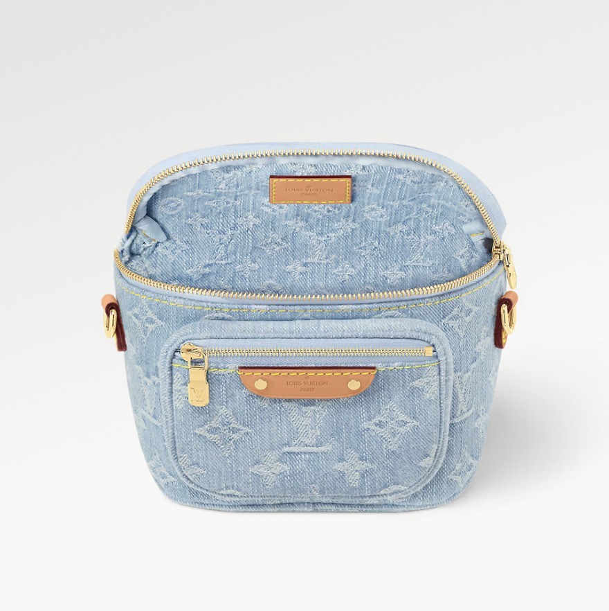 どんなスタイルにも◎】ルイヴィトン ショルダーバッグ デニム (Louis