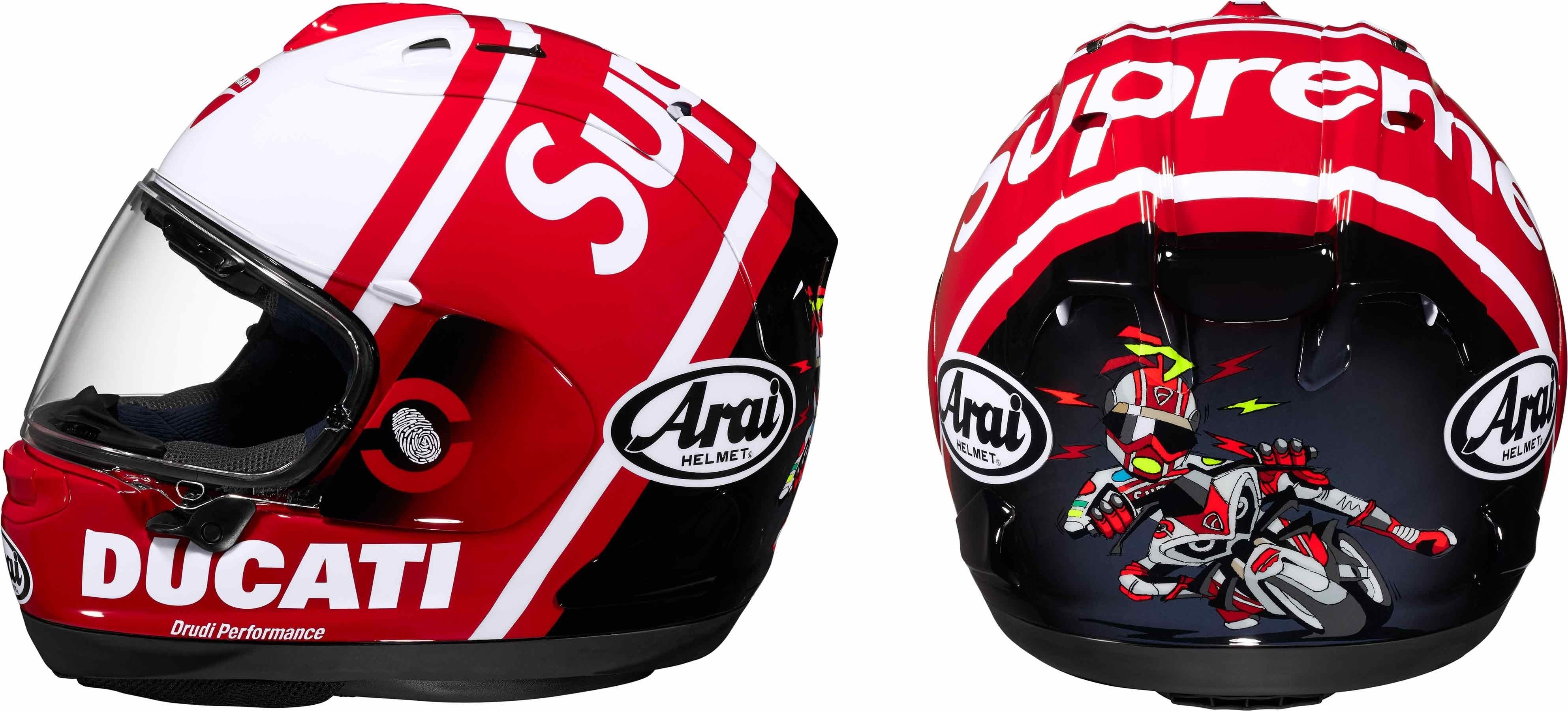 SS24 Supreme Ducati Arai Corsair-X Helmet - ヘルメット (Supreme