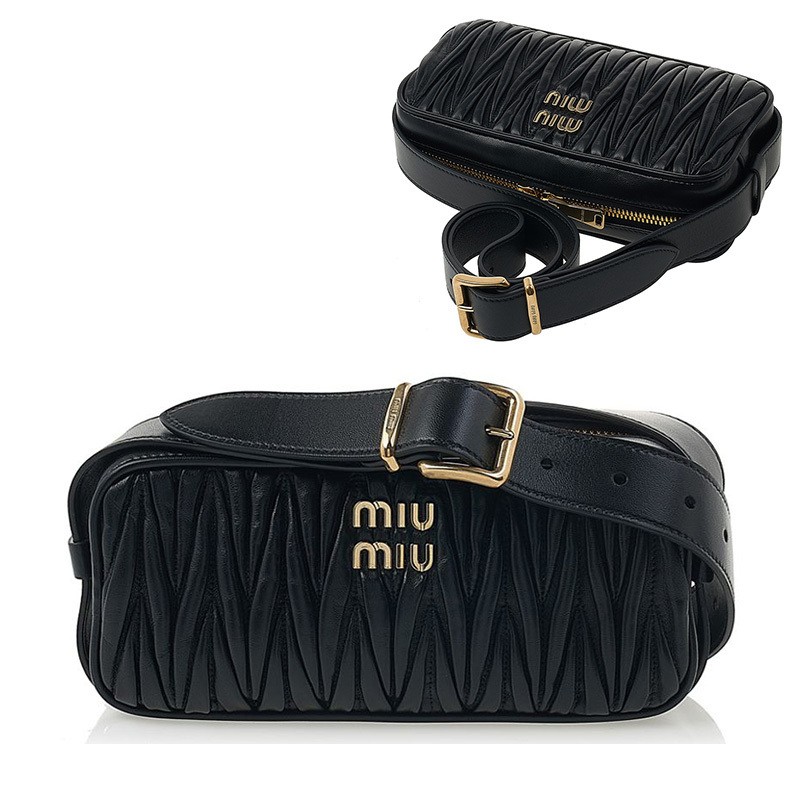 MIU MIU マテラッセレザー ショルダーバッグ (MiuMiu/ショルダーバッグ