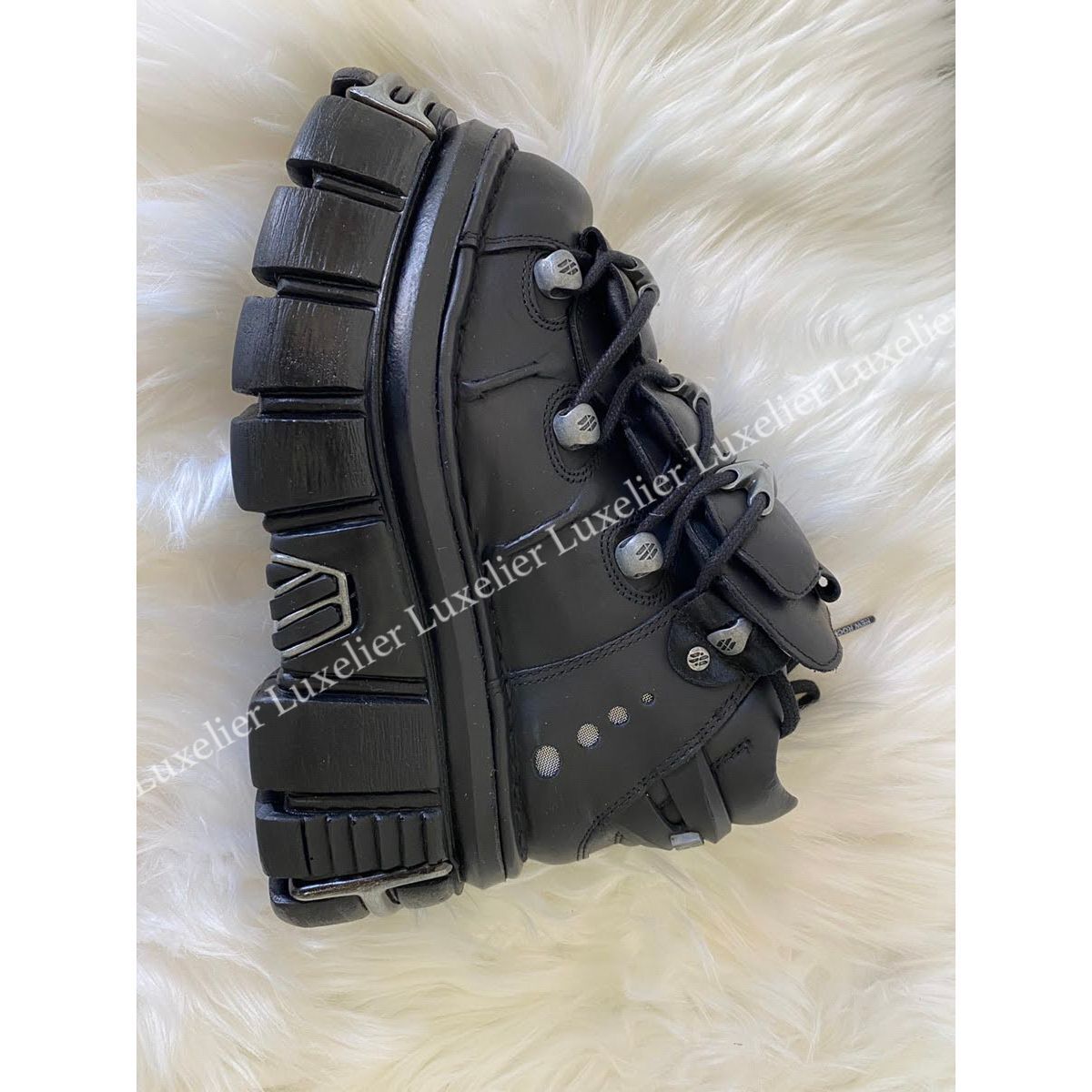 NEW ROCK】ニューロック M-106-S112 レースアップ ブーツ (NEWROCK