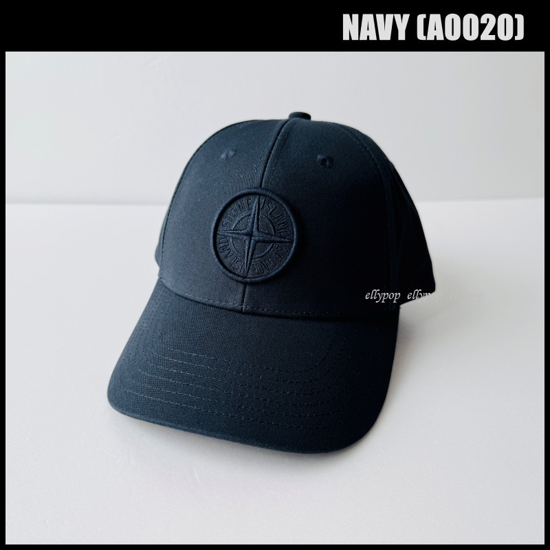STONE ISLAND Cap Black ストーンアイランド キャップ 帽子 (STONE
