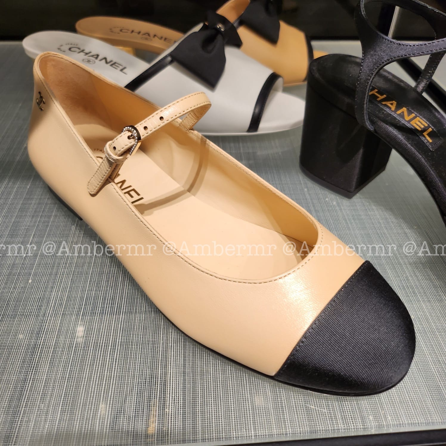 24A CHANEL CC メリージェーン シングルストラップ (CHANEL/バレエ