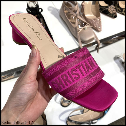 Dior サンダル DWAY ピンク Dior サンダル DWAY ピンク DWAY フラット