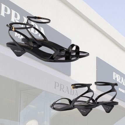 サテン PRADA(プラダ) サンダル・ミュール(レディース) - ブランド通販