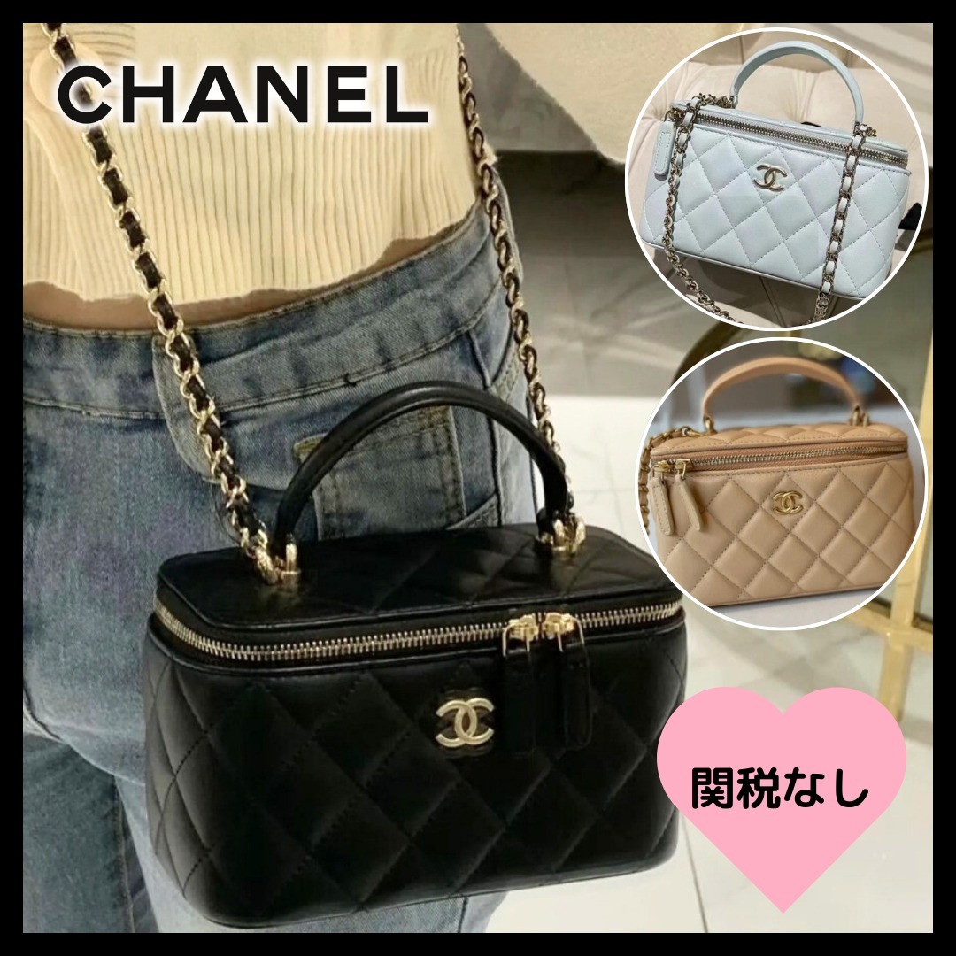 希少◇ミラー付き♪】CHANEL ヴァニティバッグ トップハンドル (CHANEL