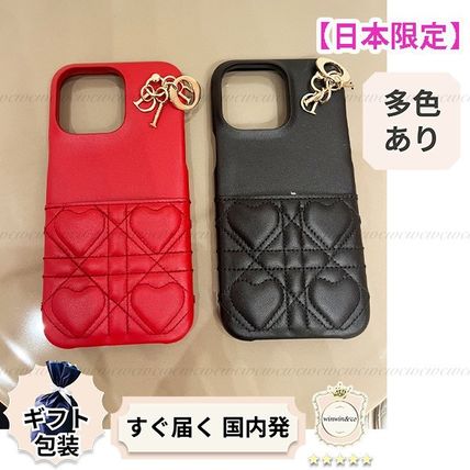 レッド（赤）系 Dior(ディオール) iPhone・スマホケース(レディース