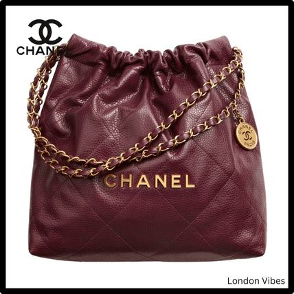 バーガンディ CHANEL CHANEL 22(シャネル) バッグ・カバン(レディース