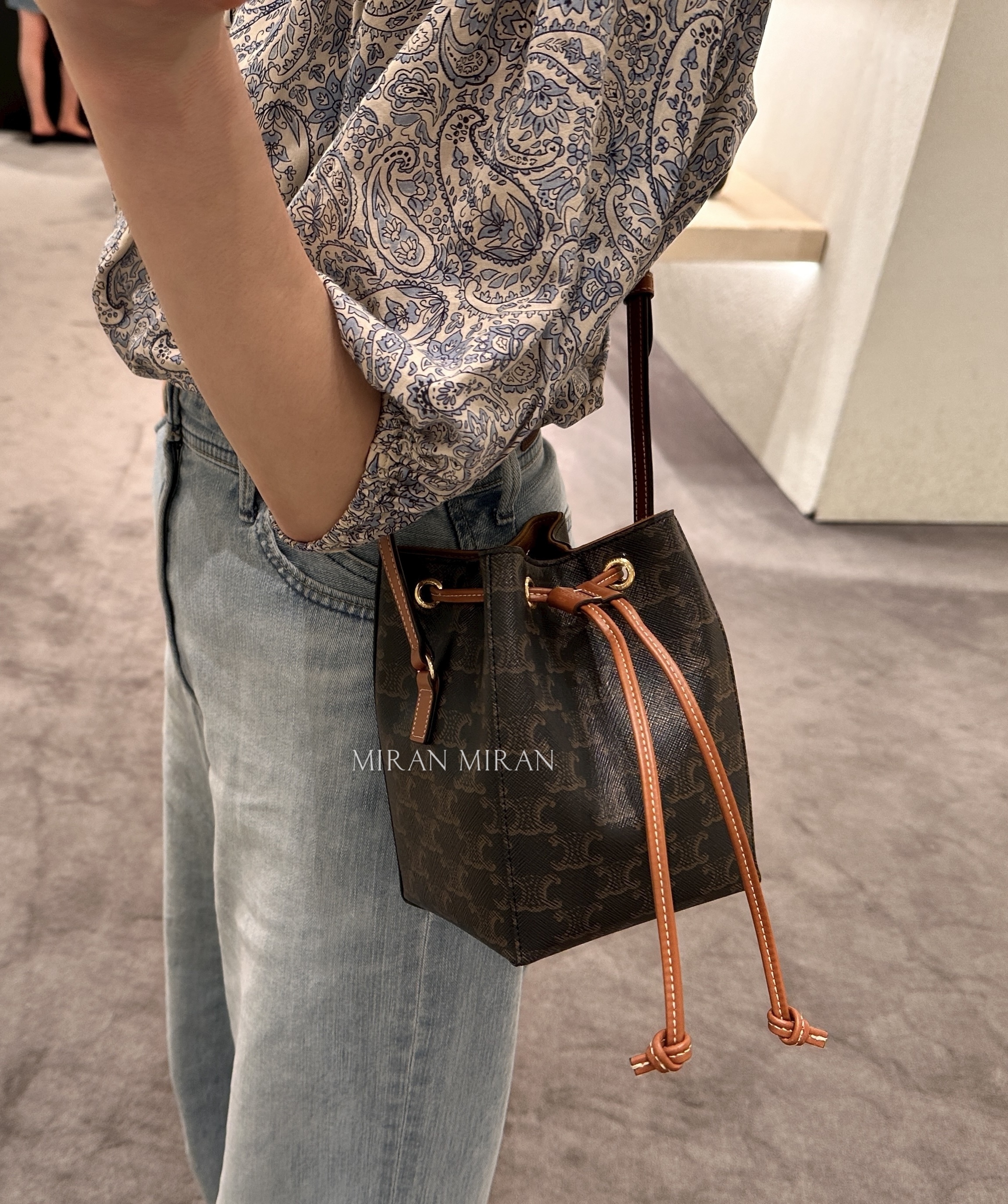 CELINE】カラバリありマイクロ セーラー/トリオンフキャンバス (CELINE