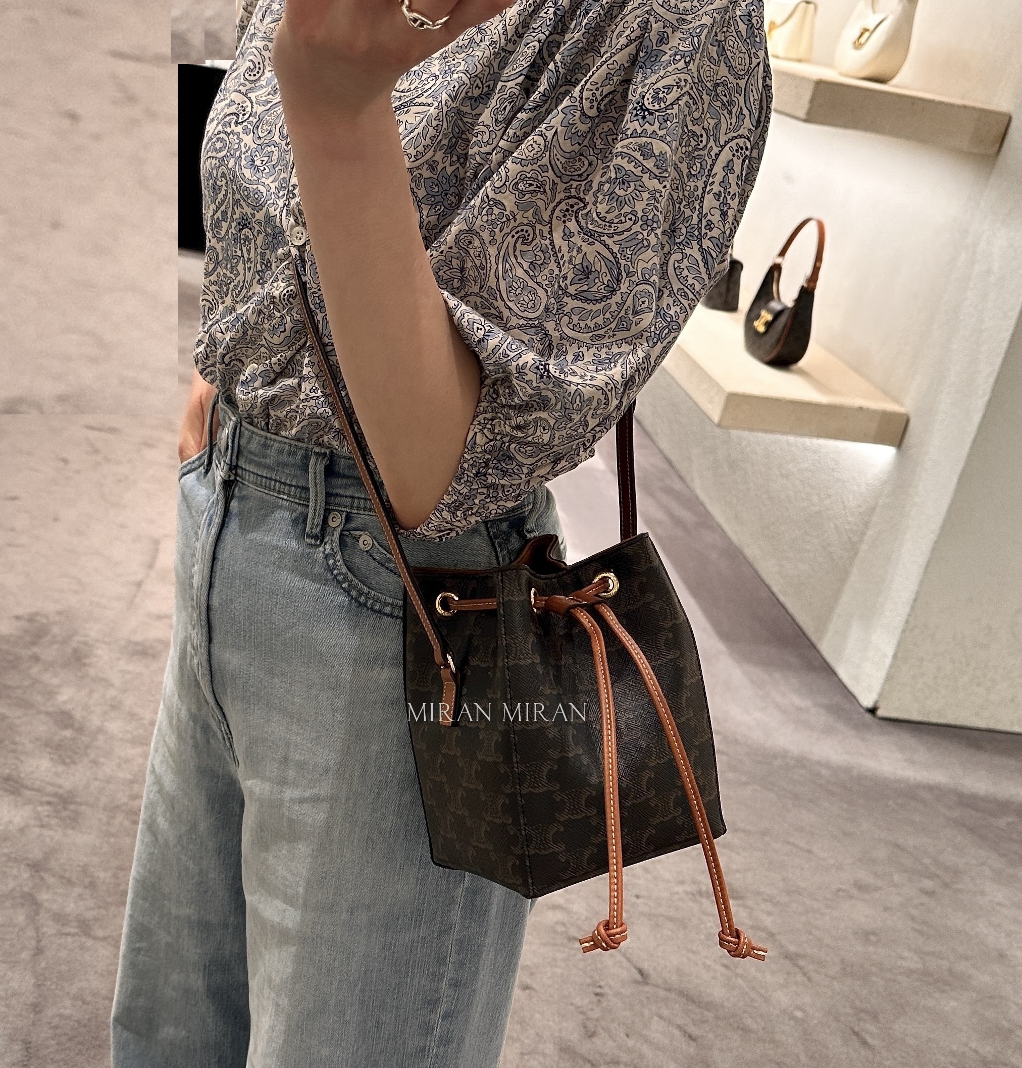 CELINE】カラバリありマイクロ セーラー/トリオンフキャンバス (CELINE