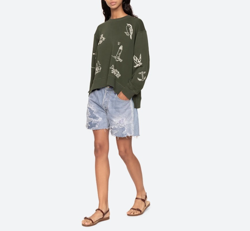 新着【Sea NEW YORK】刺繍がアクセント☆スウェットシャツ (Sea NEW