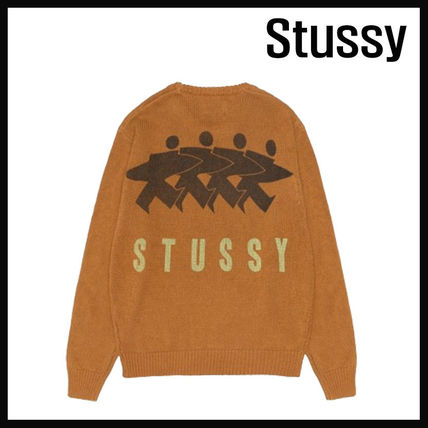 ブラウン（茶色）系 M STUSSY(ステューシー) ニット・セーター(メンズ