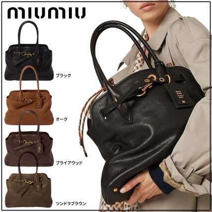 A4サイズ収納可 MiuMiu(ミュウミュウ) トートバッグ(レディース