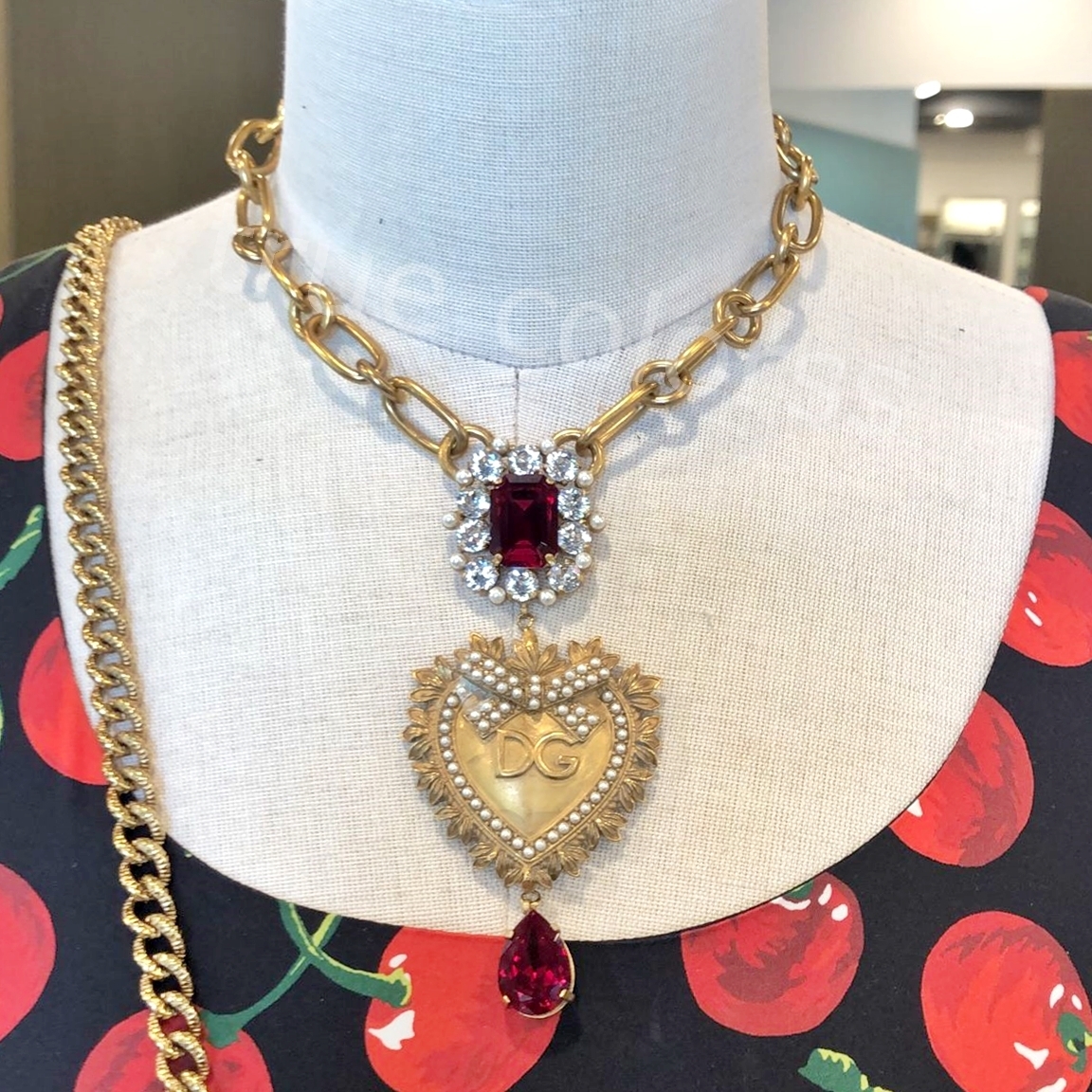 DOLCE&GABBANA ドルガバ CUORE セイクリッドハート ネックレス (Dolce