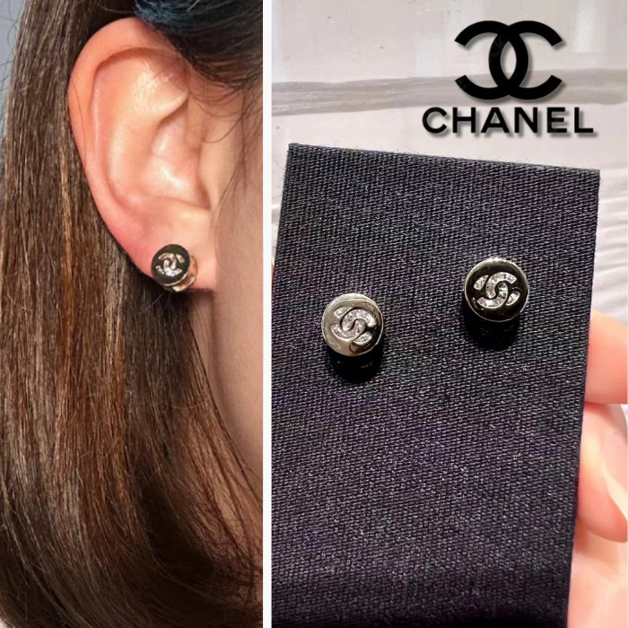◇シンプルで可愛い◇CHANEL サークルピアス (CHANEL/ピアス) ABE107