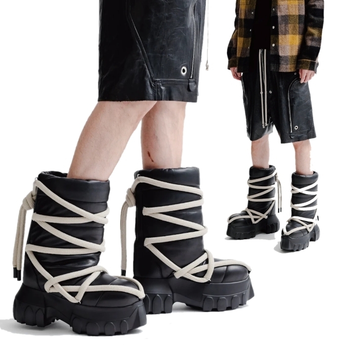 Rick Owens LUNAR MEGA TRACTOR BLK ブーツ ブラック (RICK OWENS