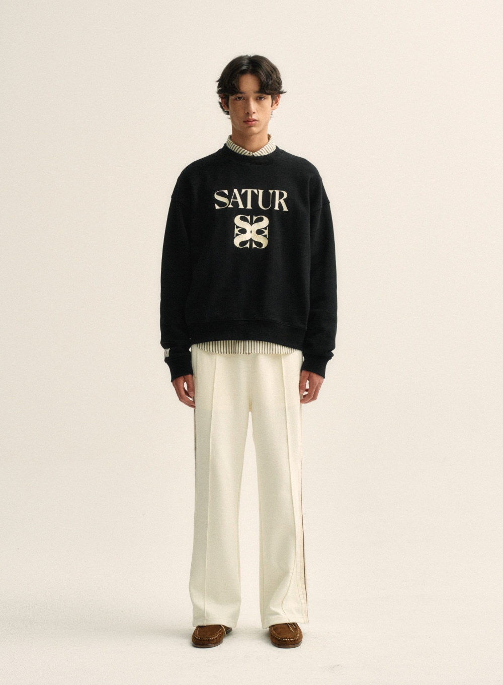 SATUR】 Classic Logo Sweatshirt /追跡付 (SATUR/スウェット