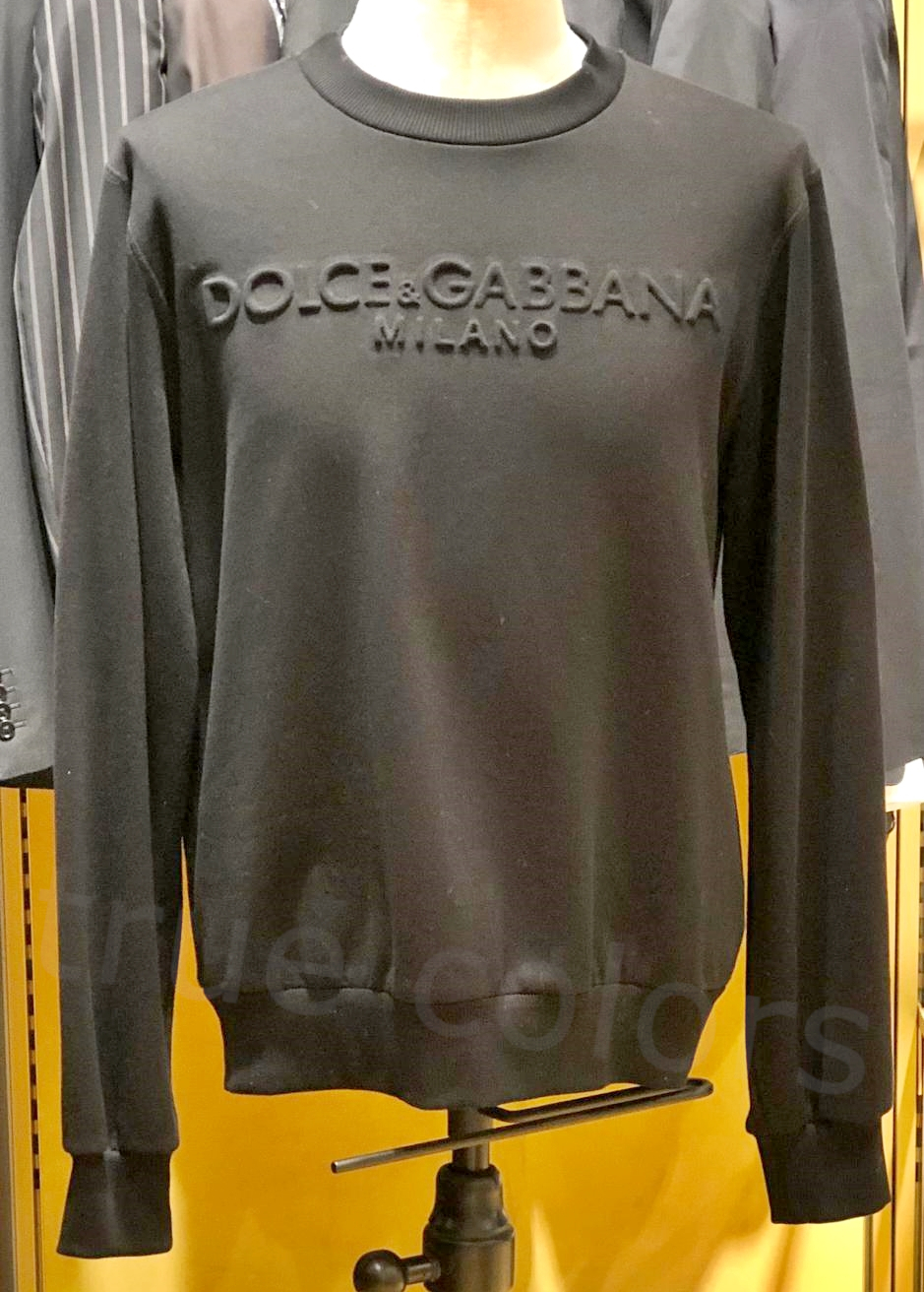 DOLCE&GABBANA ドルガバ エンボスロゴ スウェットシャツ (Dolce