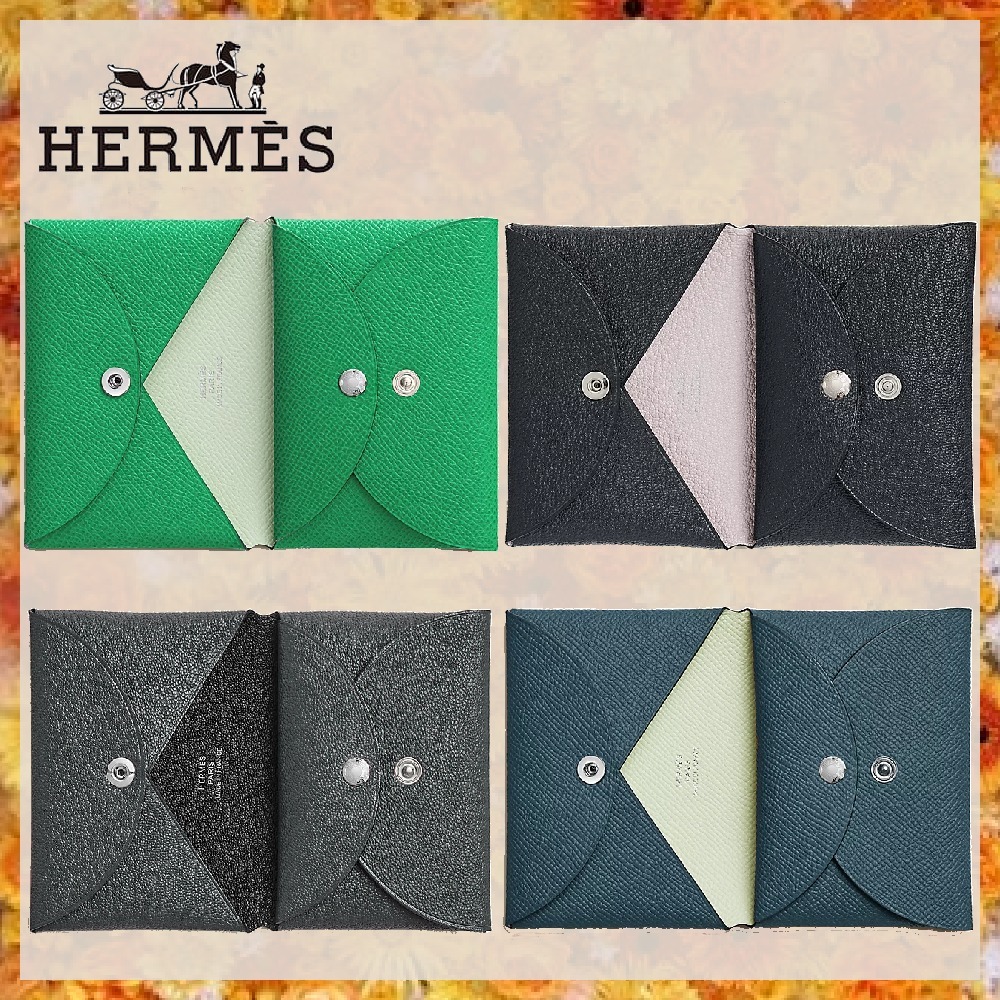 ☆バイカラーが素敵♪【HERMES】カルヴィデュオ カードケース