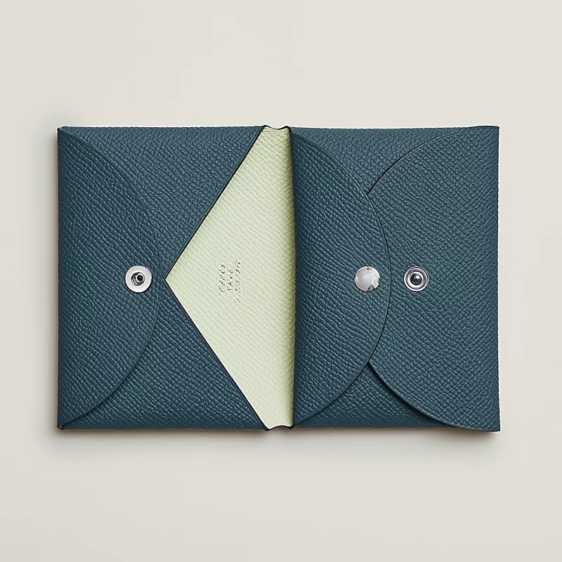 ☆バイカラーが素敵♪【HERMES】カルヴィデュオ カードケース