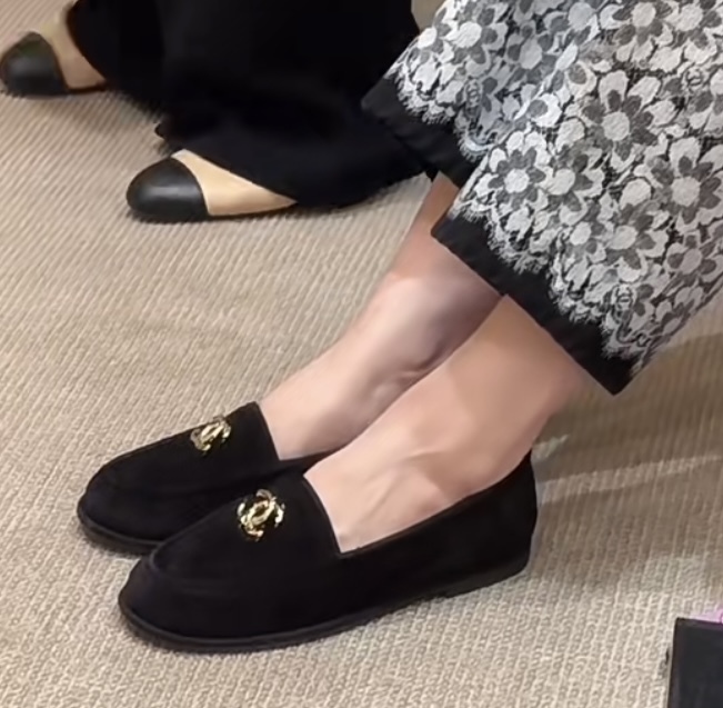 24K◇リラックスした履き心地◇CHANEL モカシン (CHANEL/ローファー