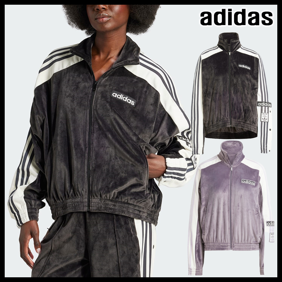 ☆adidas originals☆W ADIBREAK VELOUR トラックトップ☆追跡可