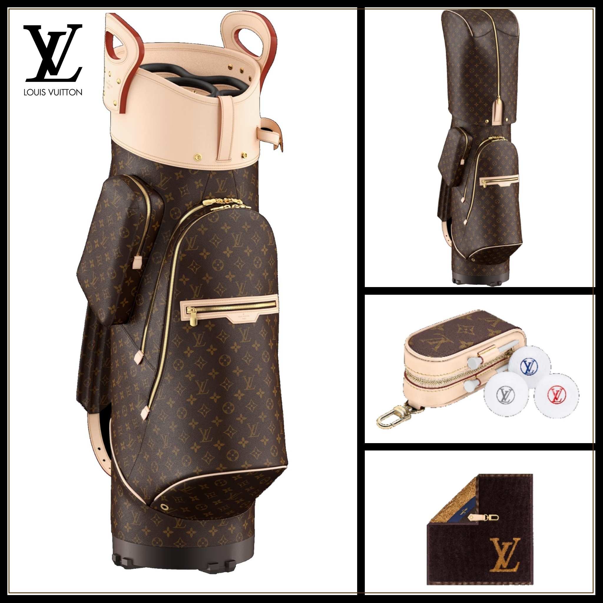 ☆贈り物に☆人気☆ ルイヴィトン ゴルフバッグ モノグラム (Louis
