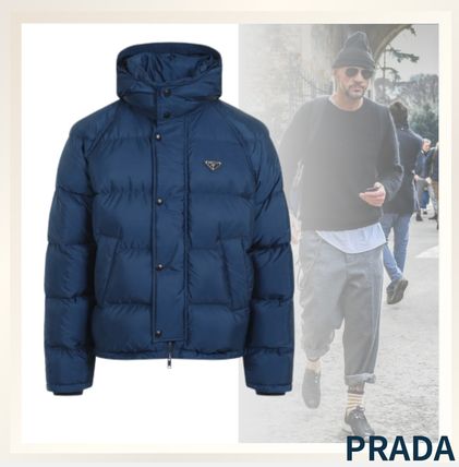 ブルー（青）系 PRADA(プラダ) ダウンジャケット(メンズ) - ブランド
