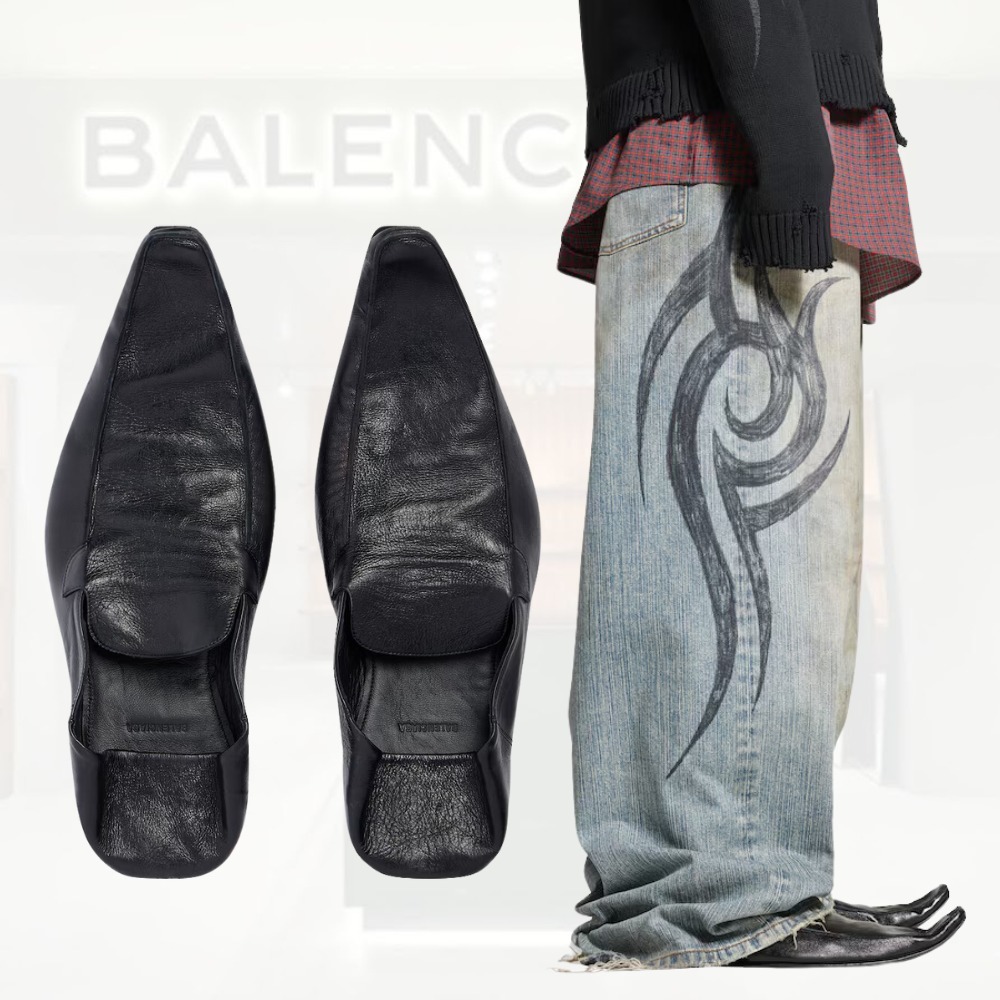 送料込+BALENCIAGA+Pasadena ローファー (BALENCIAGA/ドレスシューズ