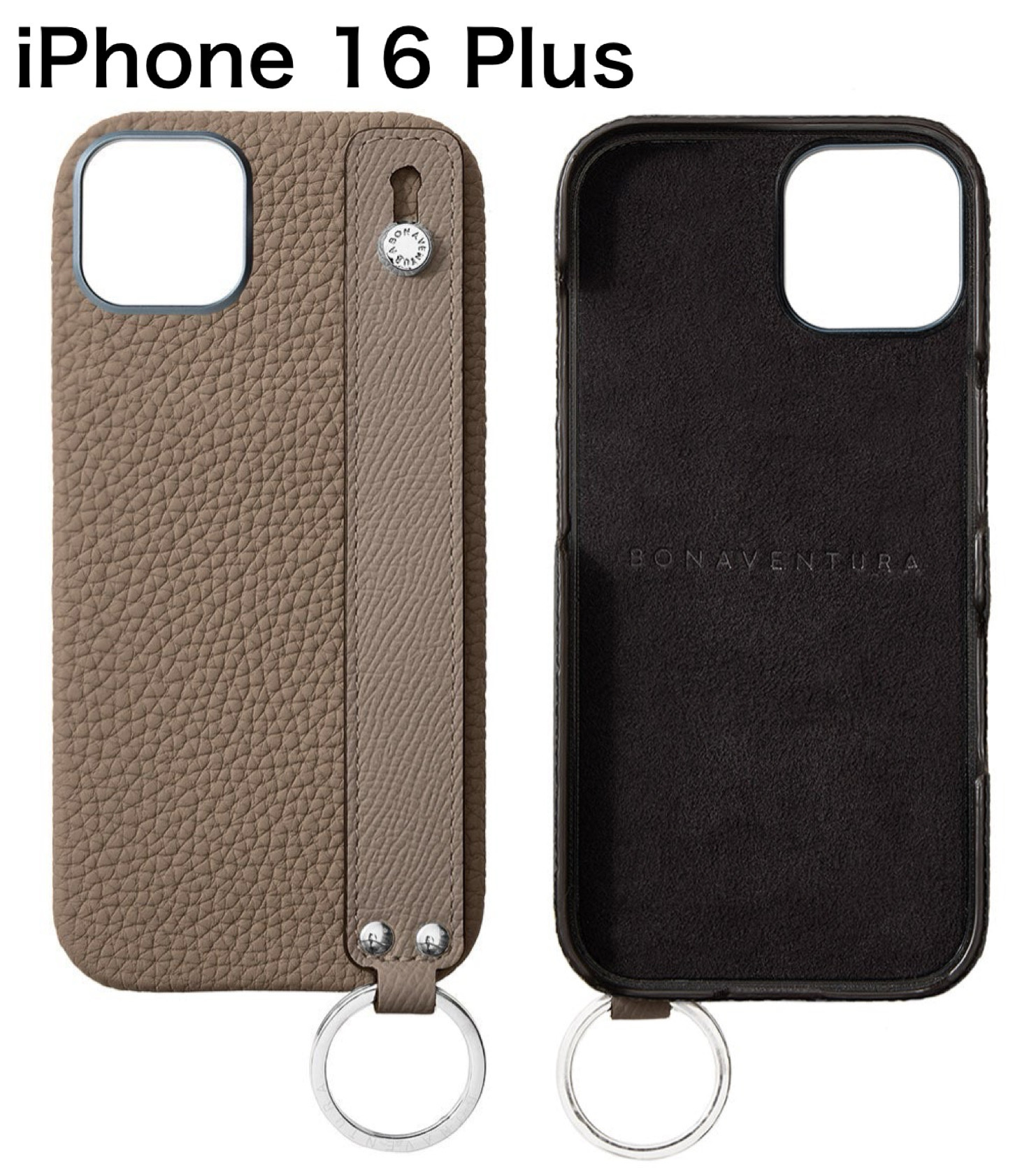 人気☆BONAVENTURA iPhone 16 Plus/Pro Max ハンドル付き ケース