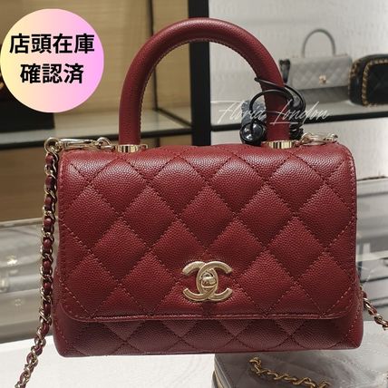 バーガンディ CHANEL(シャネル) バッグ・カバン(レディース