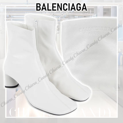 ホワイト（白）系 BALENCIAGA(バレンシアガ) ショートブーツ・ブーティ