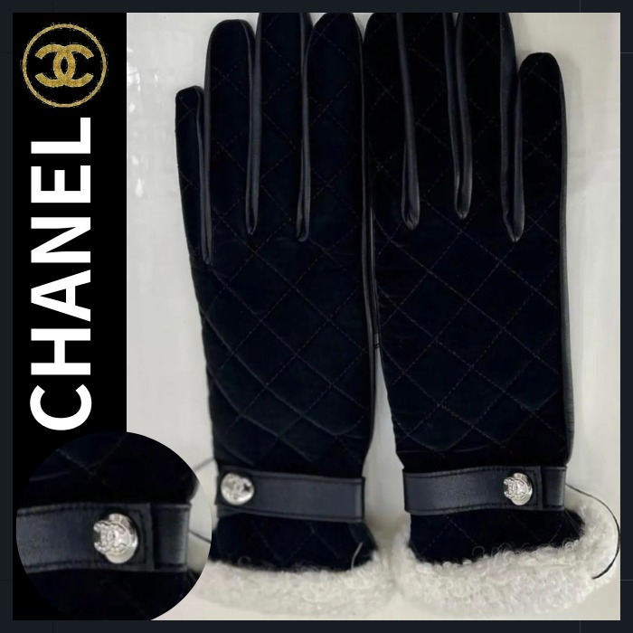 ◇秋冬に大活躍◇CHANEL 手袋 グローブ ココマーク 24N