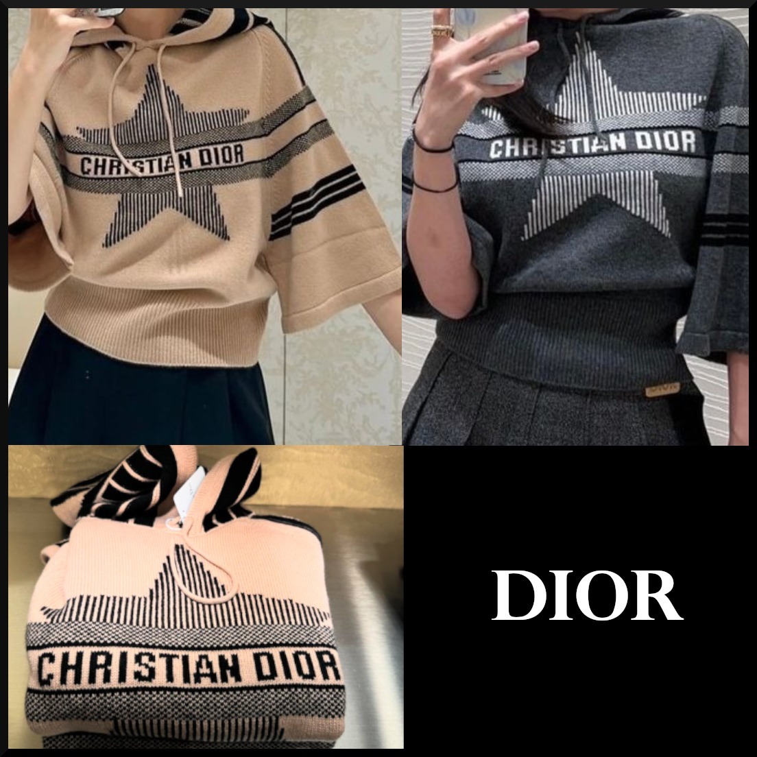 2色展開/すぐ届く☆】DiorAlps 七分袖セーター (Dior/ニット・セーター